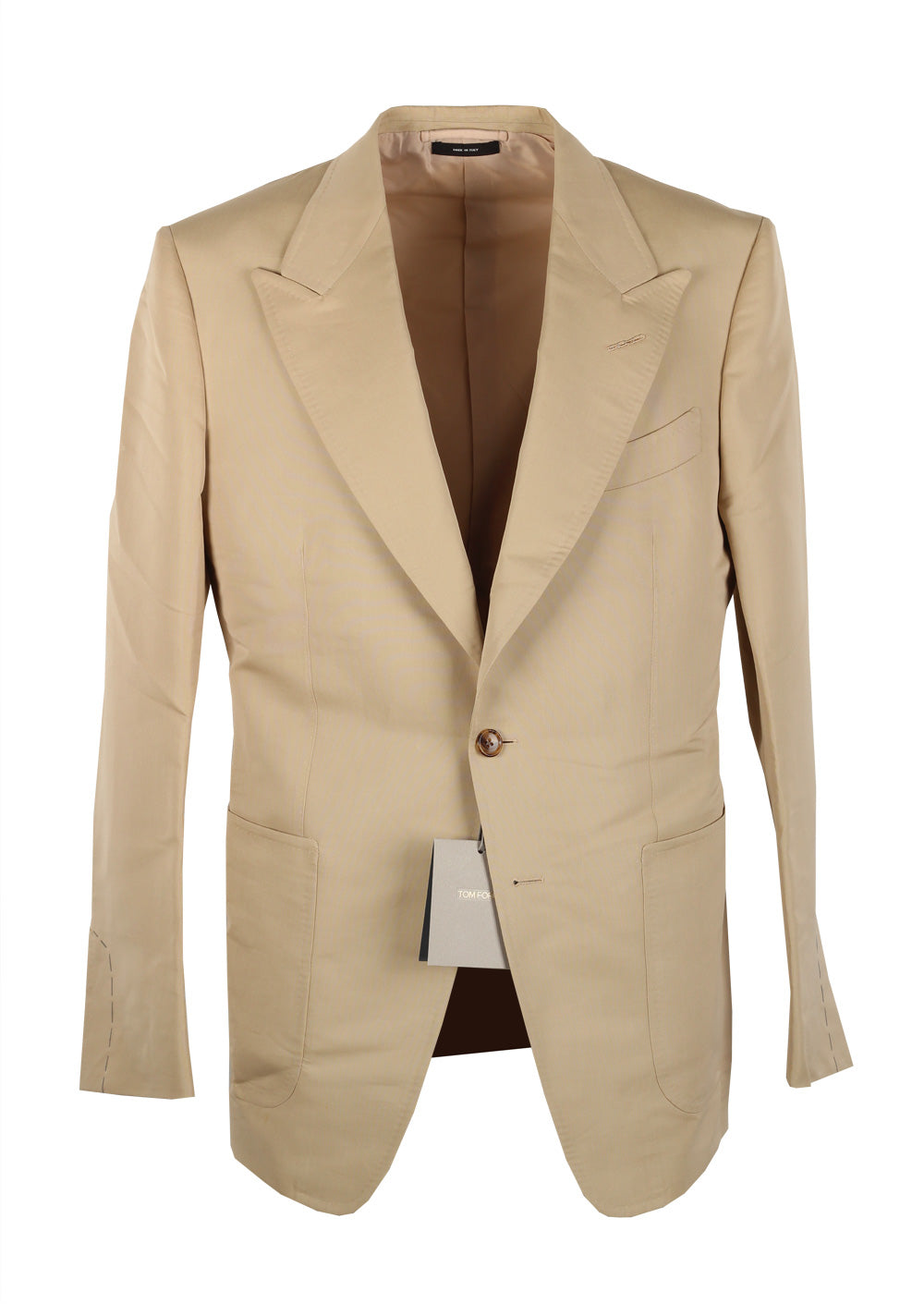 TOM FORD Shelton Beige Sport Coat Size 50 / 40R U.S. In Silk Blend