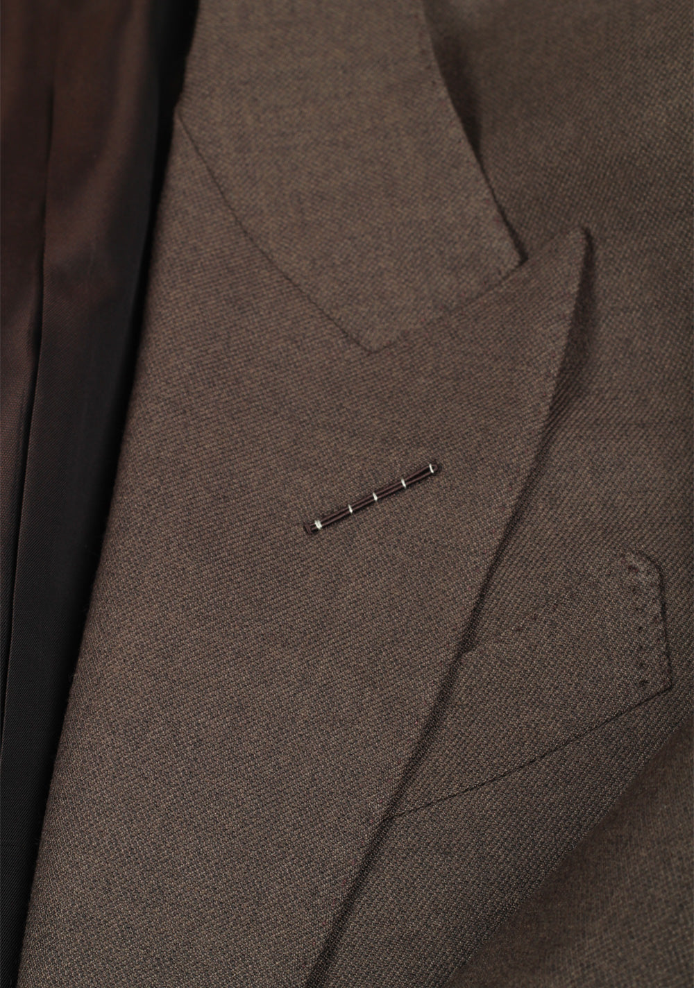 TOM FORD Shelton Solid Brown Suit Size 44C / 34S U.S.
