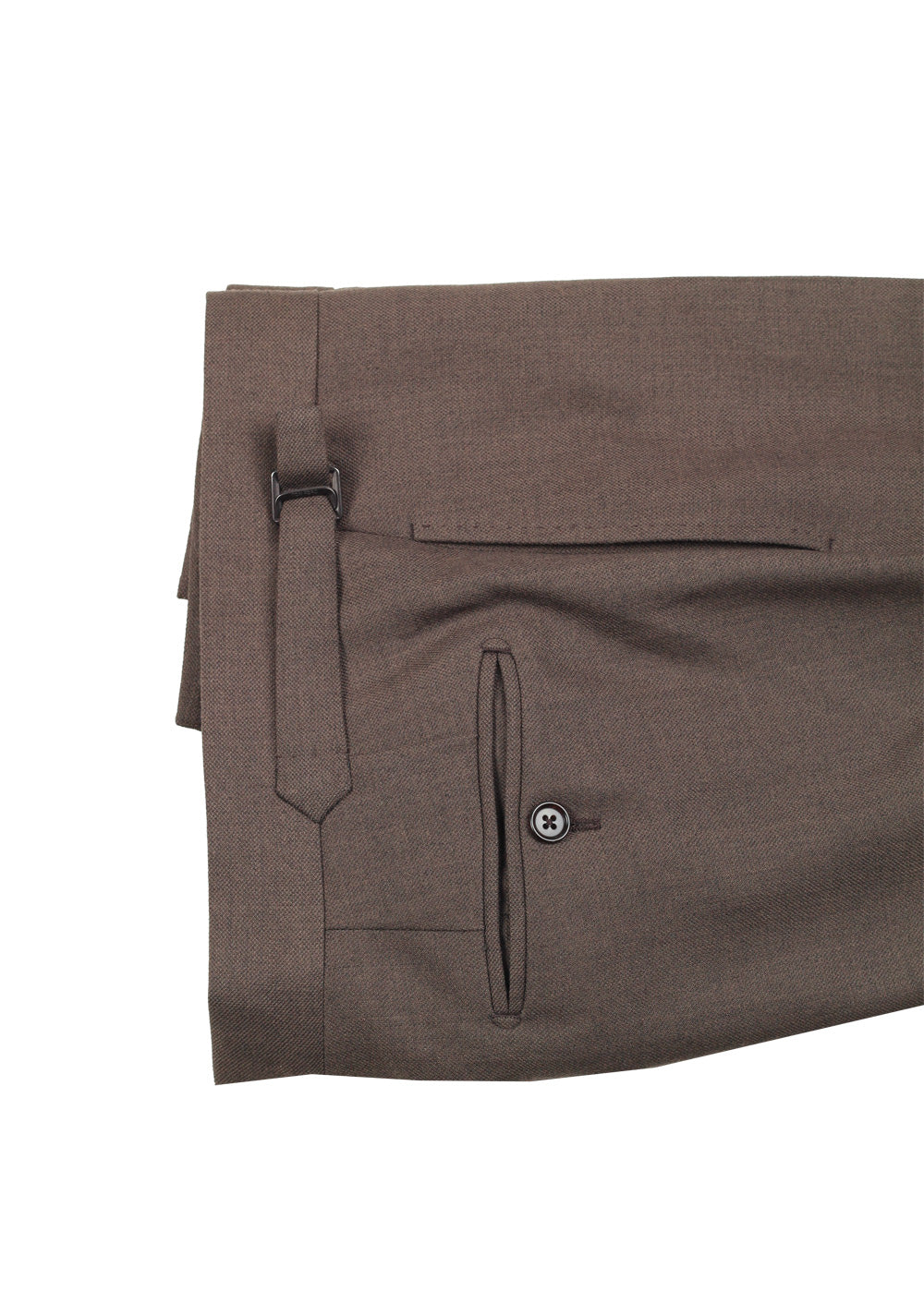 TOM FORD Shelton Solid Brown Suit Size 44C / 34S U.S.