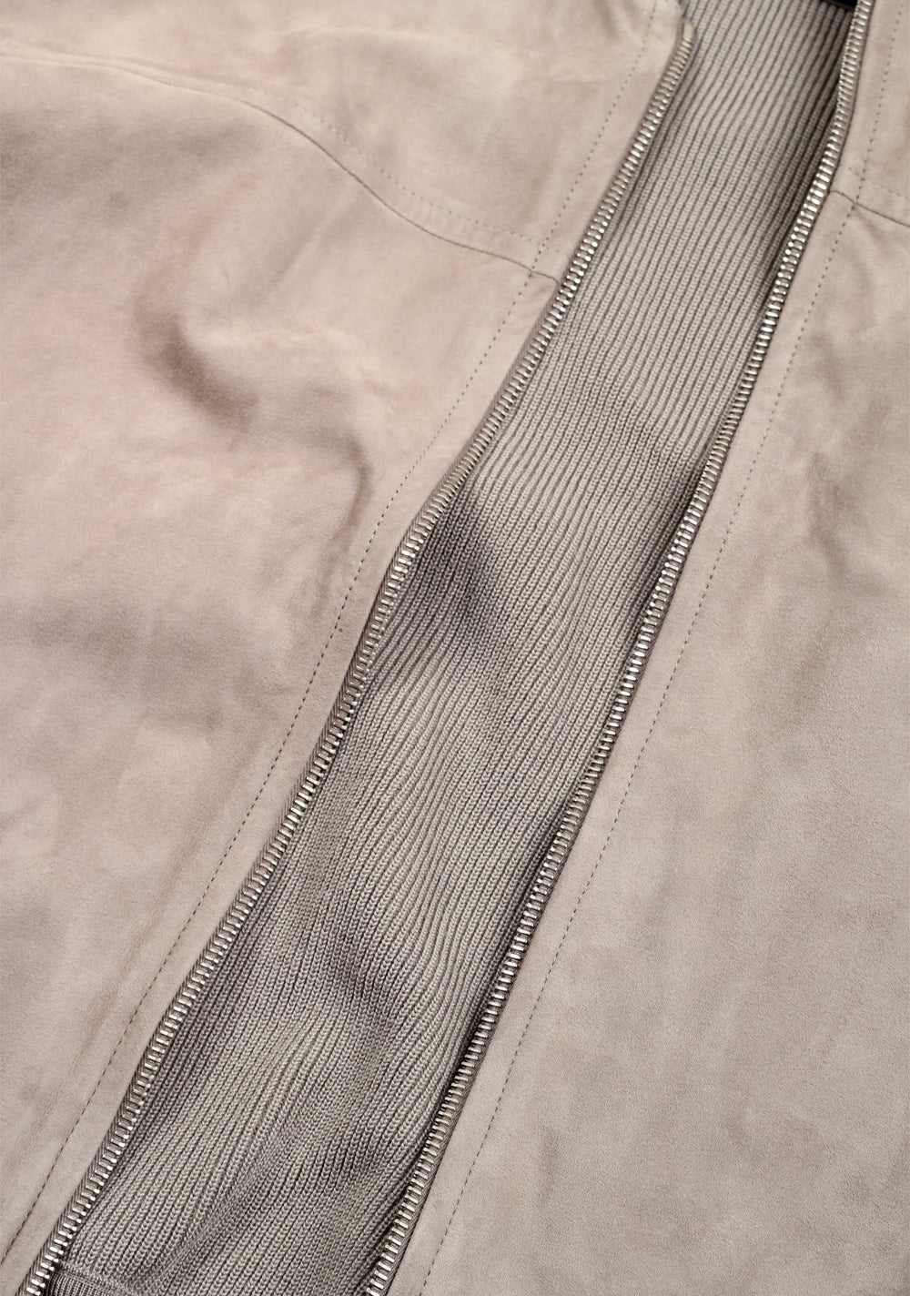 TOM FORD Beige Knitted Sleeve Bomber Jacket  Size 52 / 42R U.S.