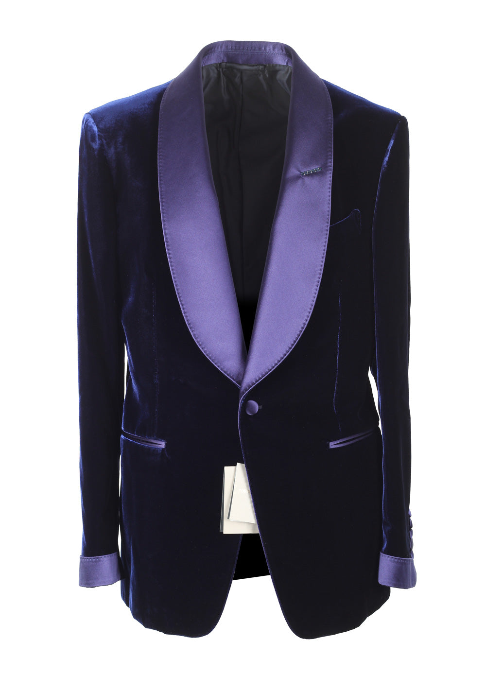 TOM FORD Shelton Velvet Purple Tuxedo Dinner Jacket