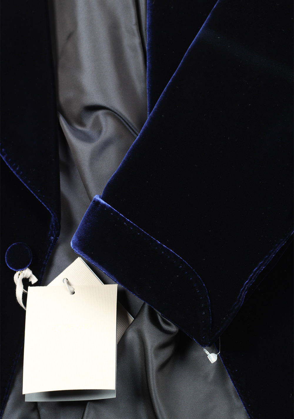 TOM FORD Shelton Blue Velvet Tuxedo Dinner Jacket Size 52 / 42R U.S.
