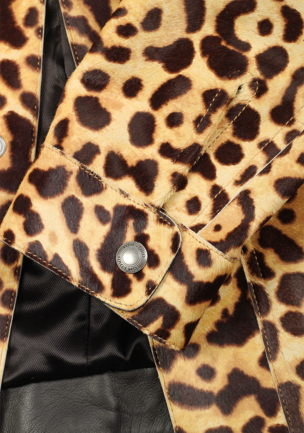TOM FORD Pony Leather Suede Western Jacket Size 48 / 38R U.S.