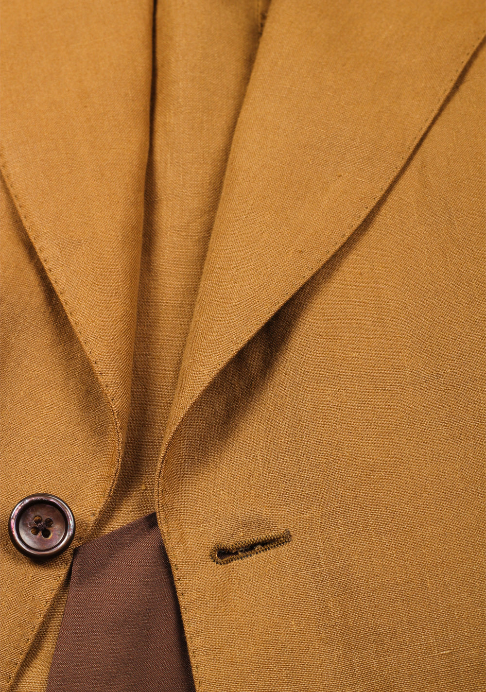 TOM FORD Shelton Brown Linen Sport Coat Size 44C / 34S U.S.