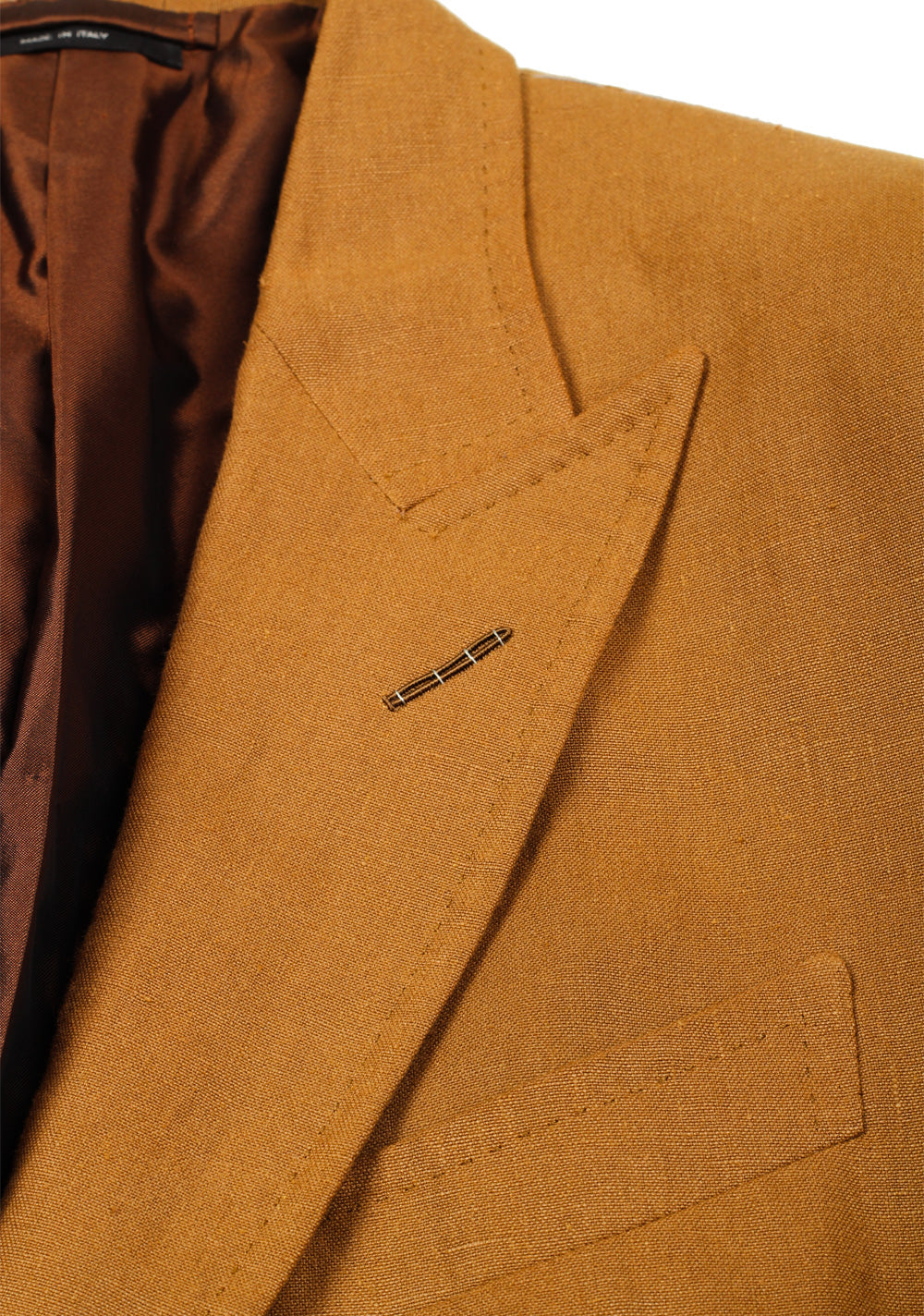 TOM FORD O'Connor Brown Linen Sport Coat