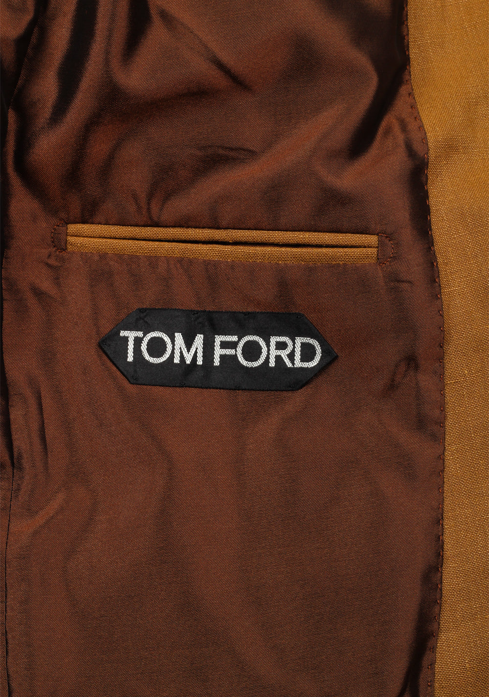 TOM FORD O'Connor Brown Linen Sport Coat