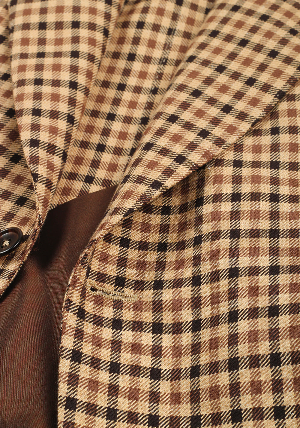 TOM FORD Shelton Checked Brown Sport Coat Size 52 / 42R U.S.