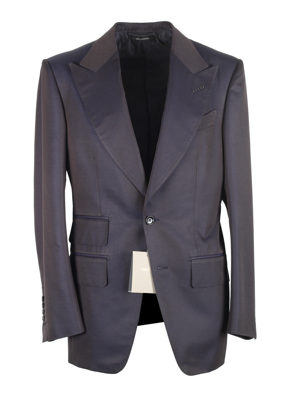 TOM FORD Atticus Blue Sport Coat Size 46 / 36R U.S. In Silk Blend