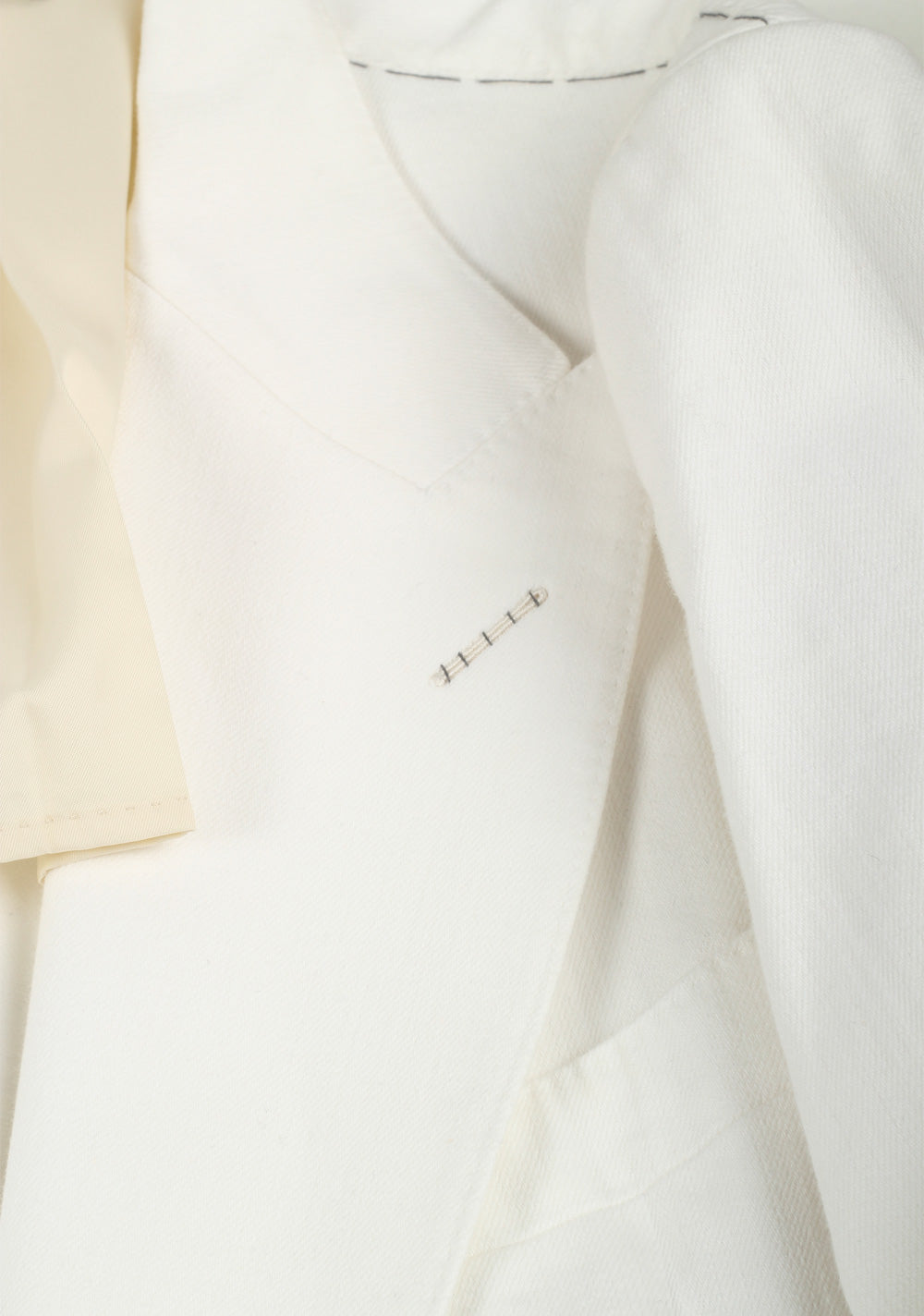 TOM FORD Washed Off White Sport Coat In Cotton In Size 56 / 46R U.S.