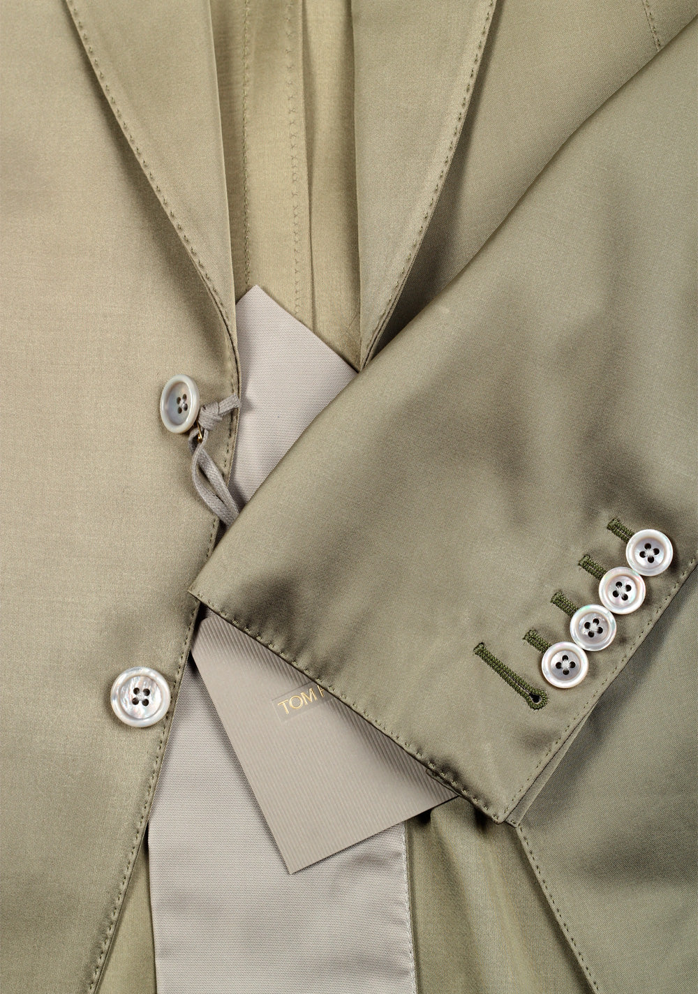 TOM FORD Atticus Green Suit Size 46 / 36R U.S.