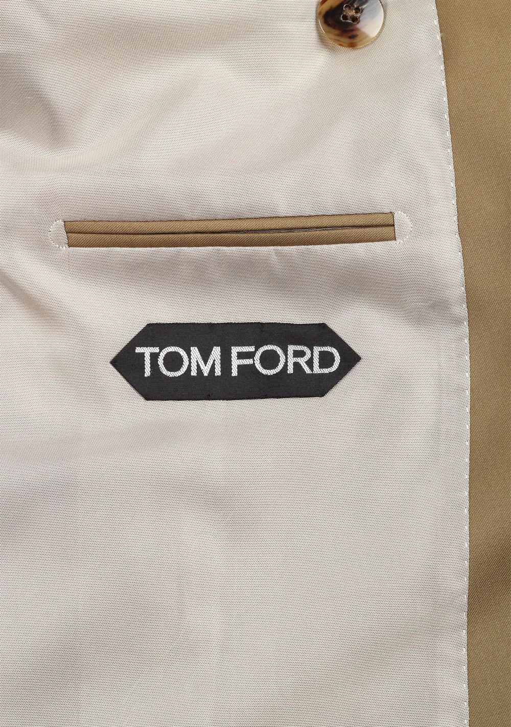 TOM FORD Shelton Beige Double Breasted Sport Coat Size 48 / 38R U.S.