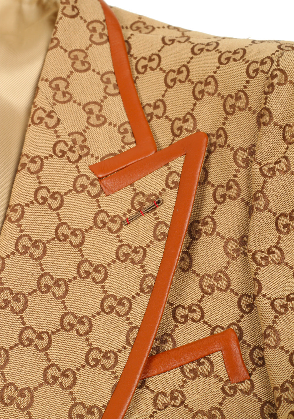 Gucci Beige GG Canvas Jacket Sport Coat
