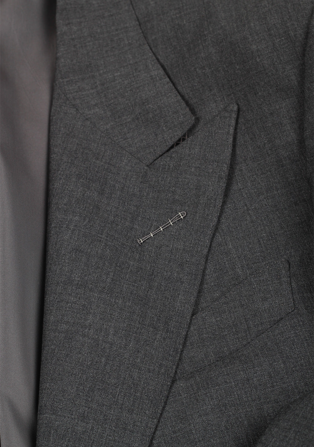 TOM FORD Shelton Gray Sport Coat Size 46 / 36R In Wool