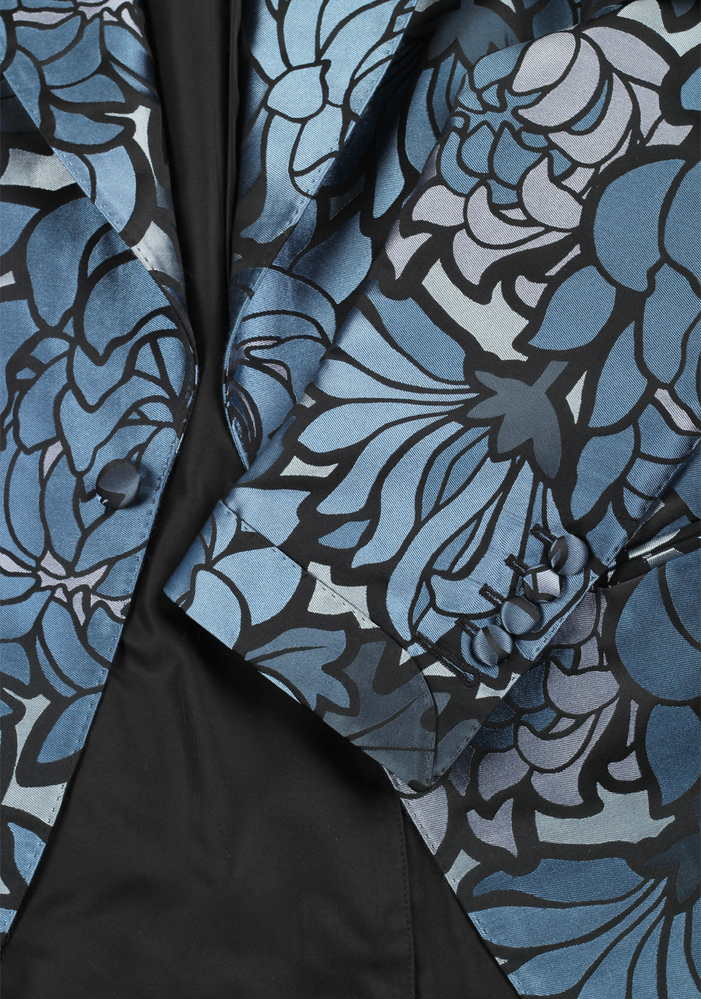 TOM FORD Lamè Lily Floral Atticus Cocktail Dinner Jacket Size 48 / 38R