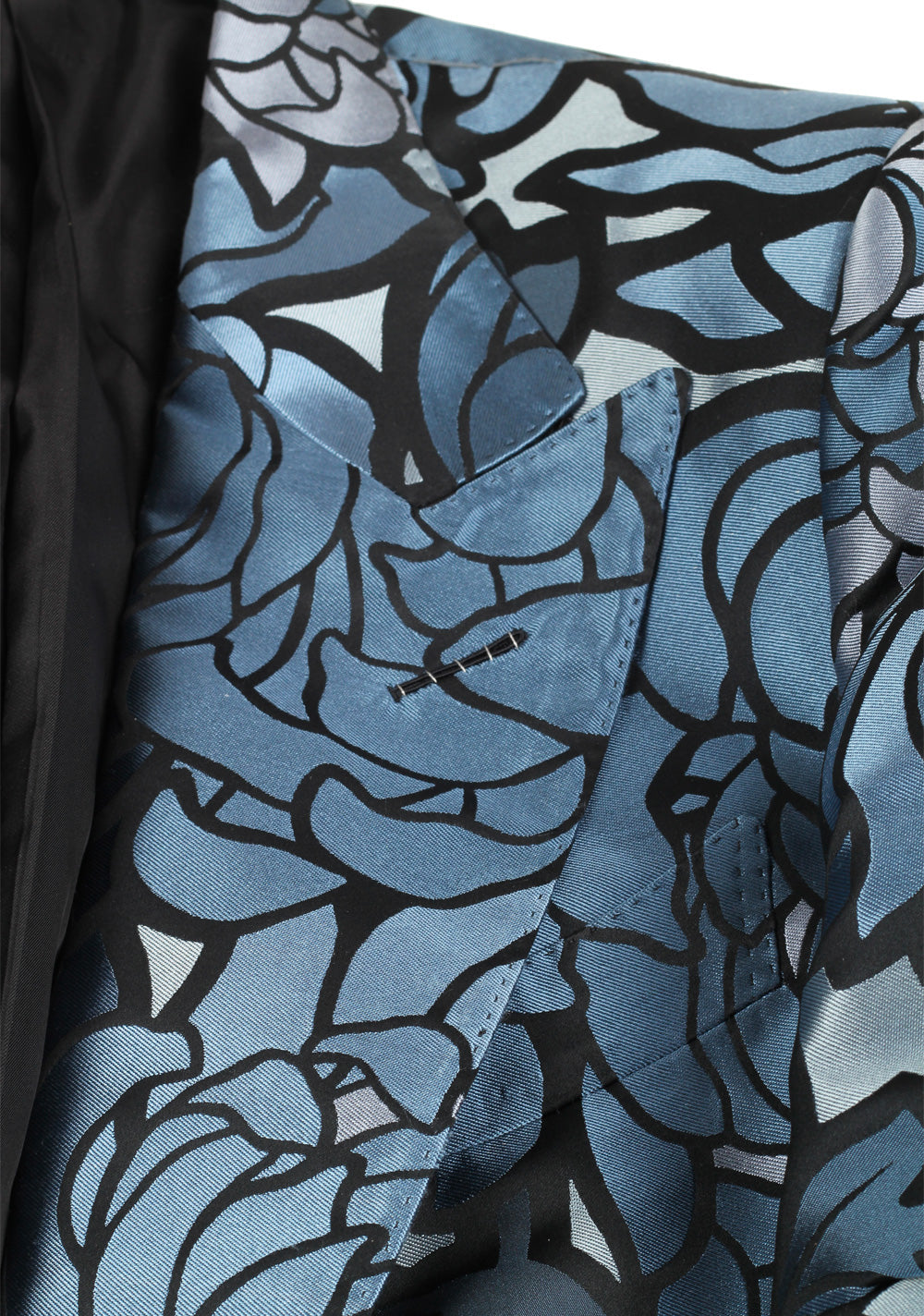 TOM FORD Lamè Lily Floral Atticus Cocktail Dinner Jacket Size 48 / 38R