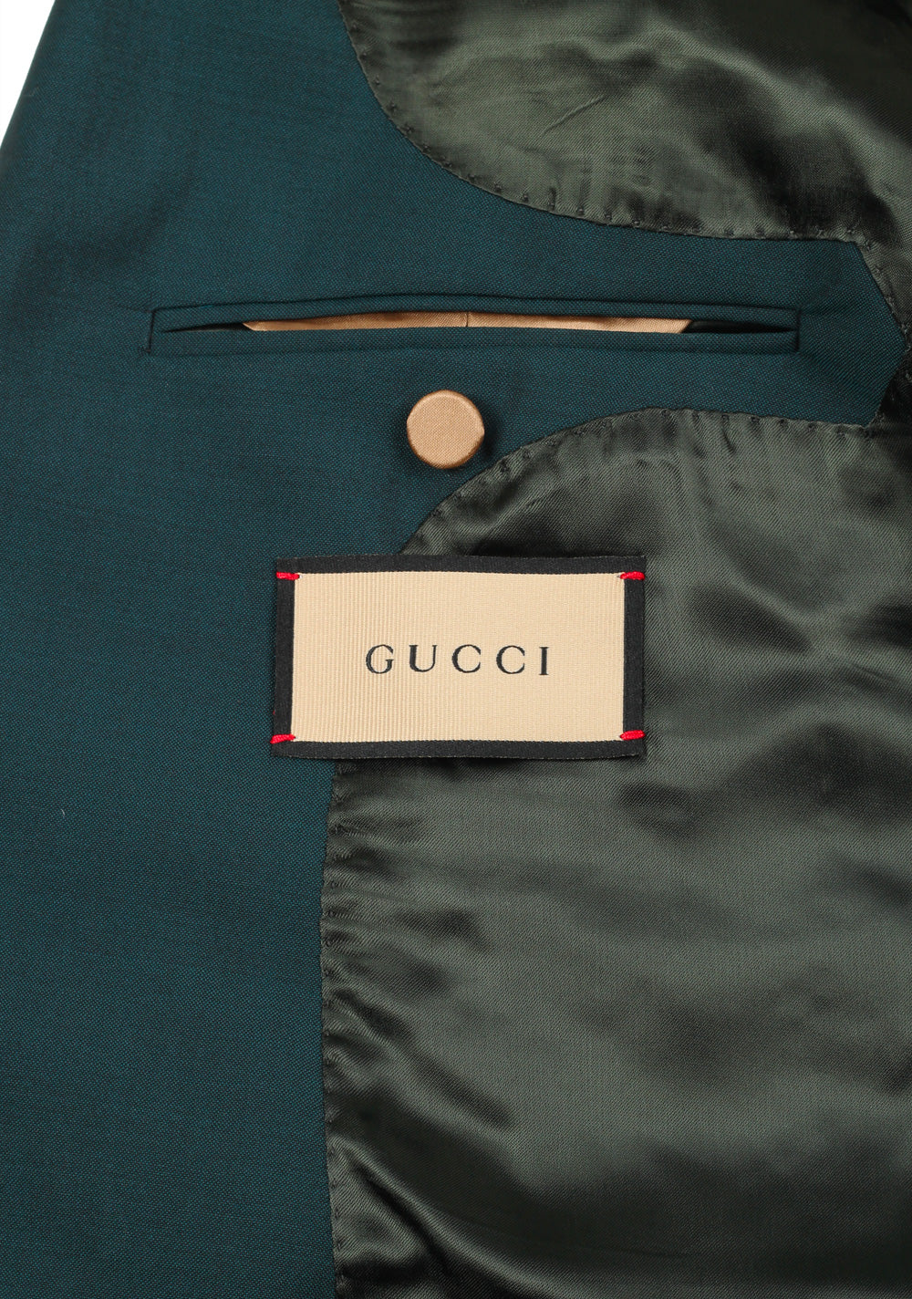 Gucci Green Signature Suit Size 54 / 44R U.S.