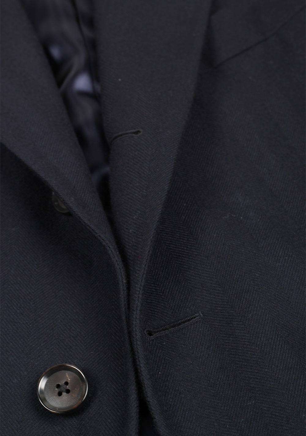 Caruso Blue Cashmere Blend Over Coat  Size 54 / 44R U.S.