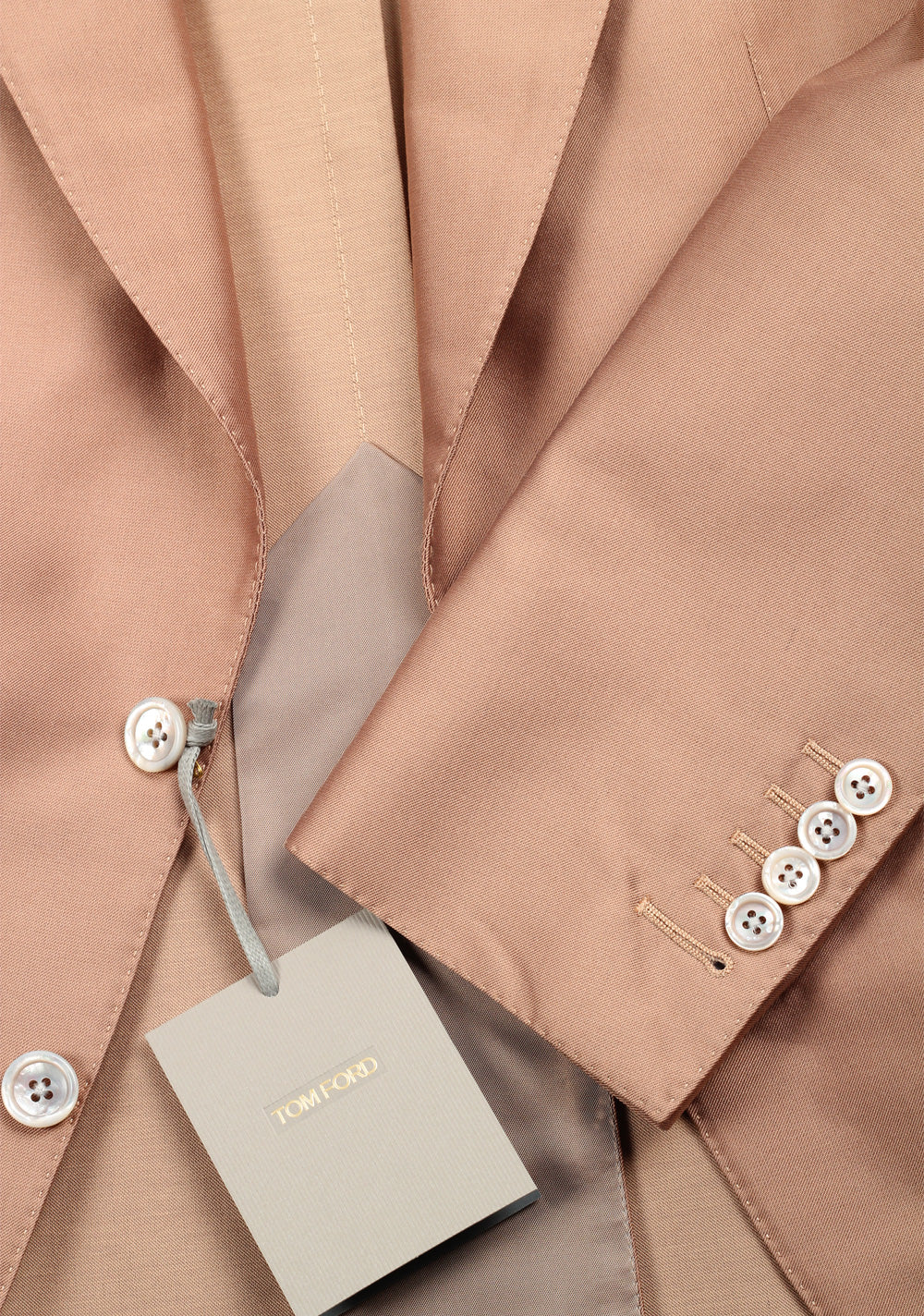 TOM FORD Atticus Beige Sport Coat Size 46 / 36R U.S.