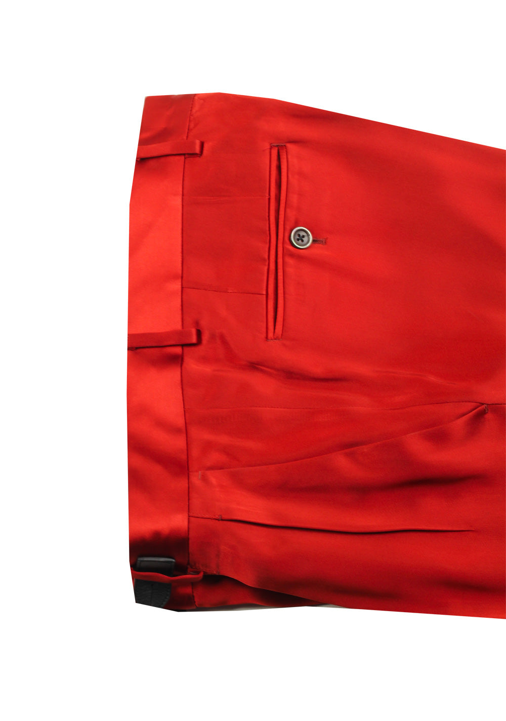 TOM FORD Atticus Red 3 Piece Suit Size 46 / 36R U.S.