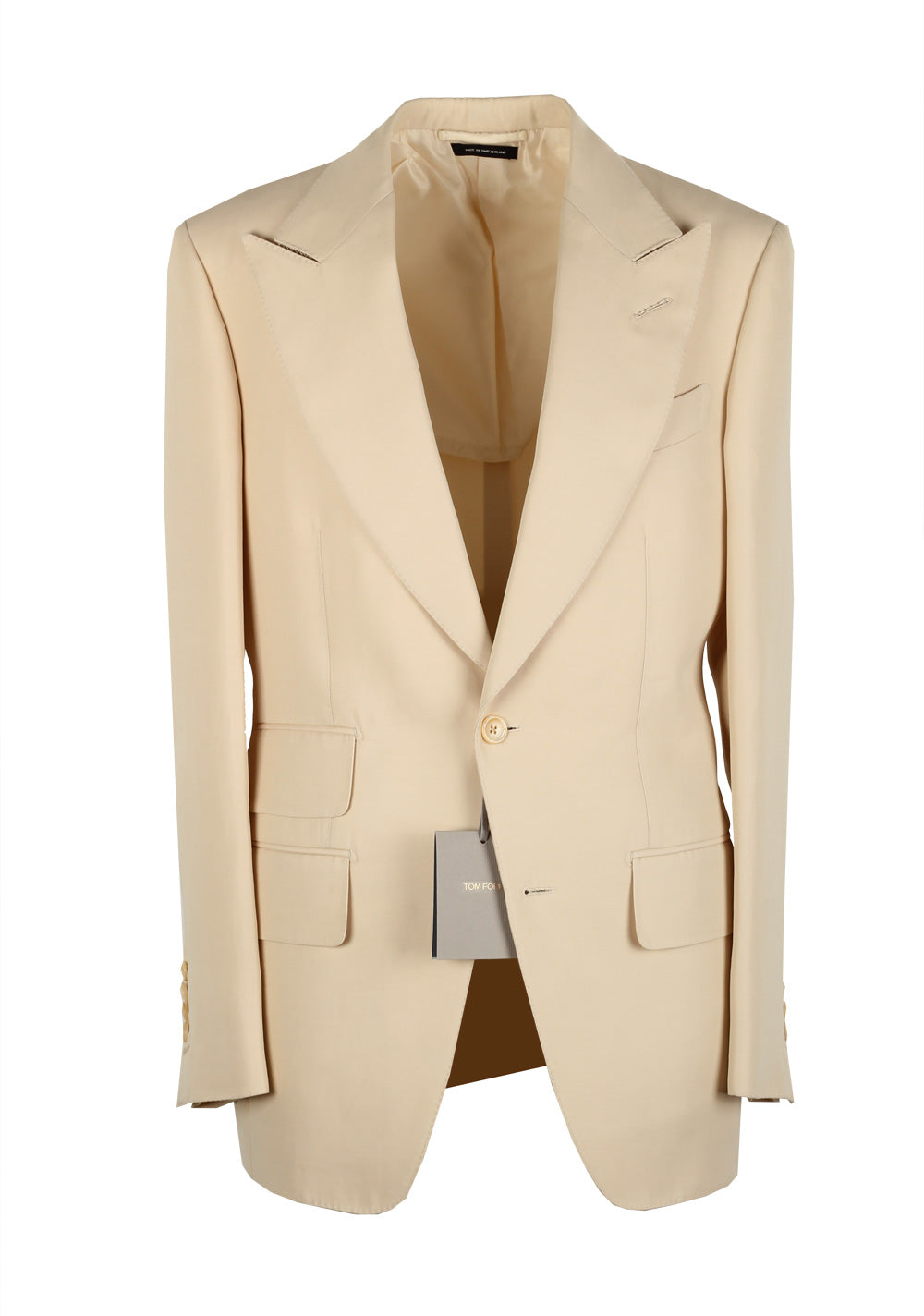 TOM FORD Atticus Off White Suit Size 46 / 36R U.S.