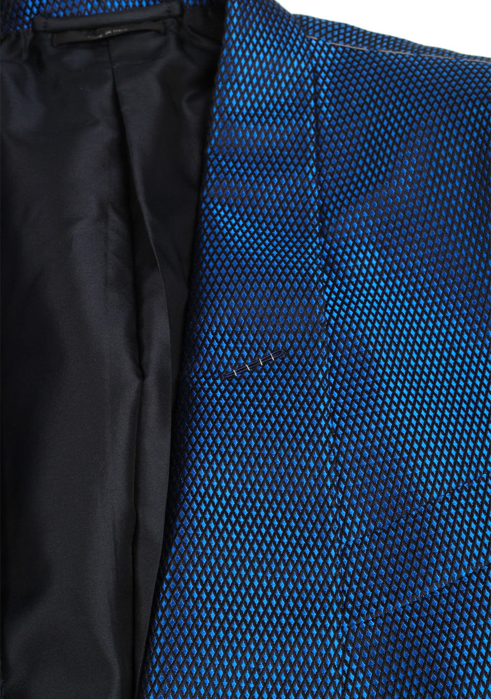 TOM FORD O'Connor Shawl Collar Blue Cocktail Dinner Jacket Size 50 / 40R U.S. Fit Y