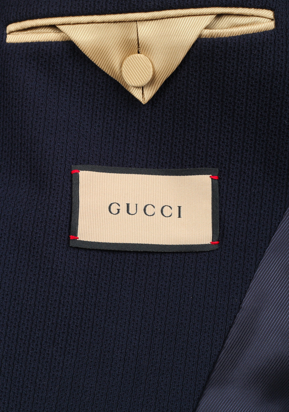 Gucci Blue Cotton Jersey Sport Coat