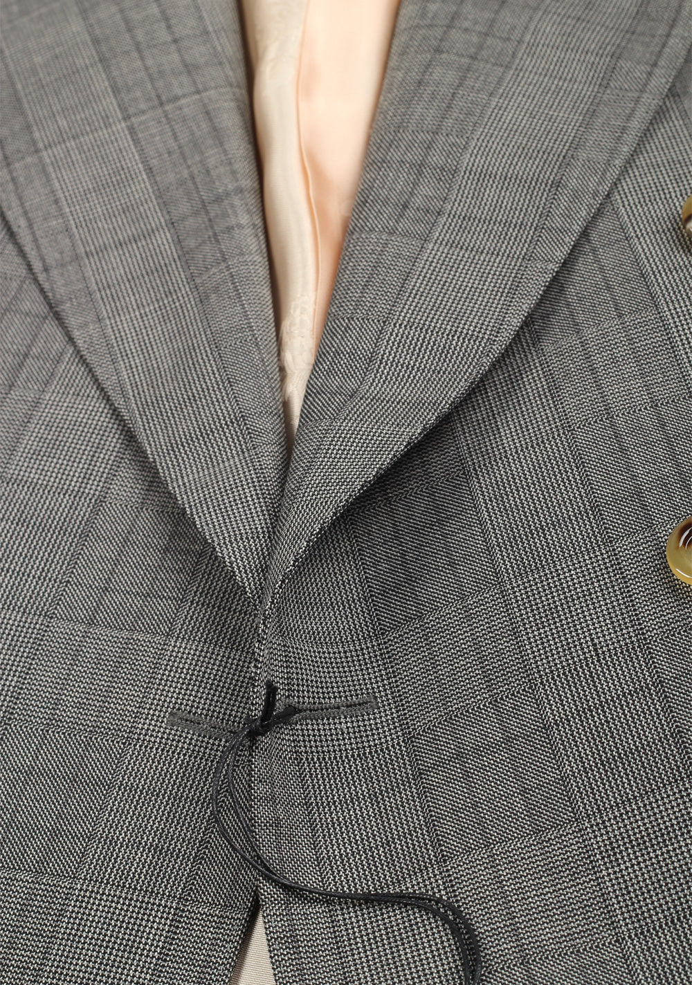Gucci Gray Double Breasted Suit Size 44 / 34R U.S. In Wool