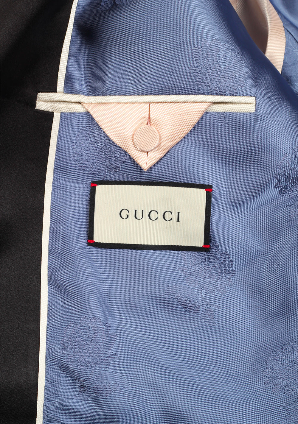 Gucci Black Signature Mohair Wool Tuxedo Size 54 / 44R U.S.