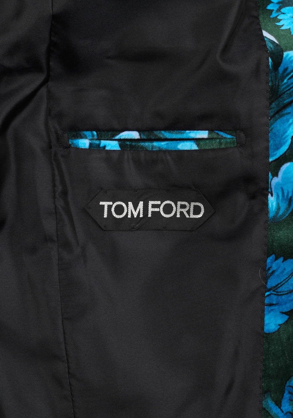 TOM FORD Atticus Blue Green Tuxedo Dinner Jacket Size 46 / 36R U.S.