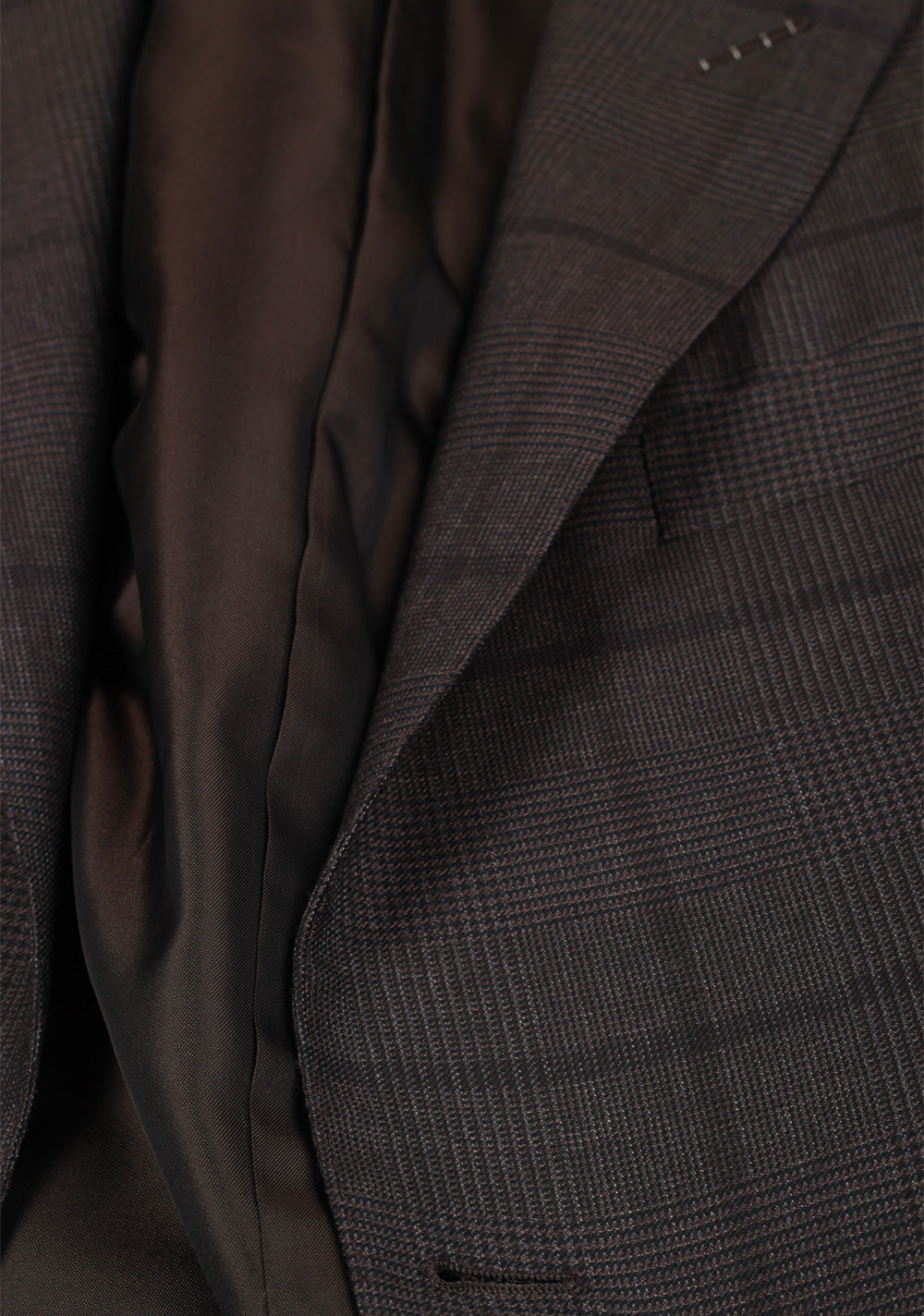TOM FORD O'Connor Brown Checked Suit Size 50C / 40S U.S. Wool Fit Y