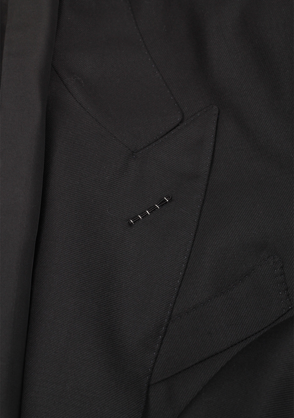 TOM FORD Shelton Solid Black Suit Size 50 / 40R U.S. In Wool