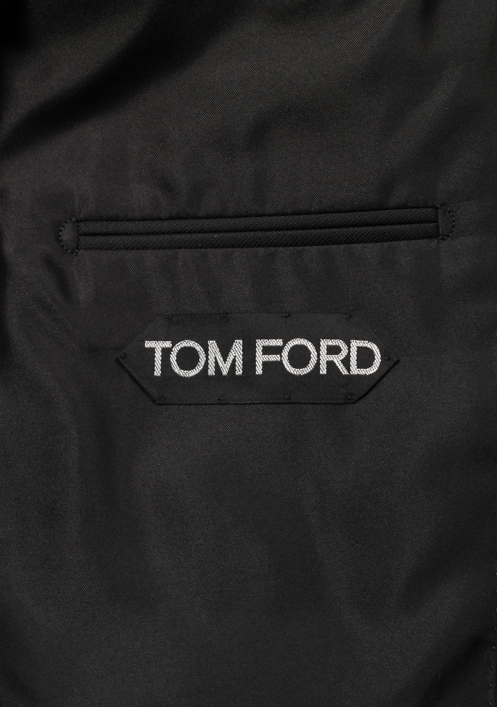 TOM FORD Shelton Solid Black Suit Size 50 / 40R U.S. In Wool