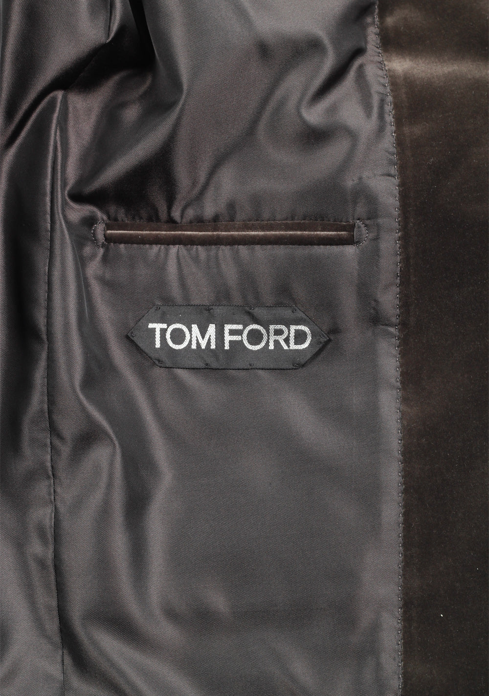TOM FORD Shelton Taupe Velvet Sport Coat