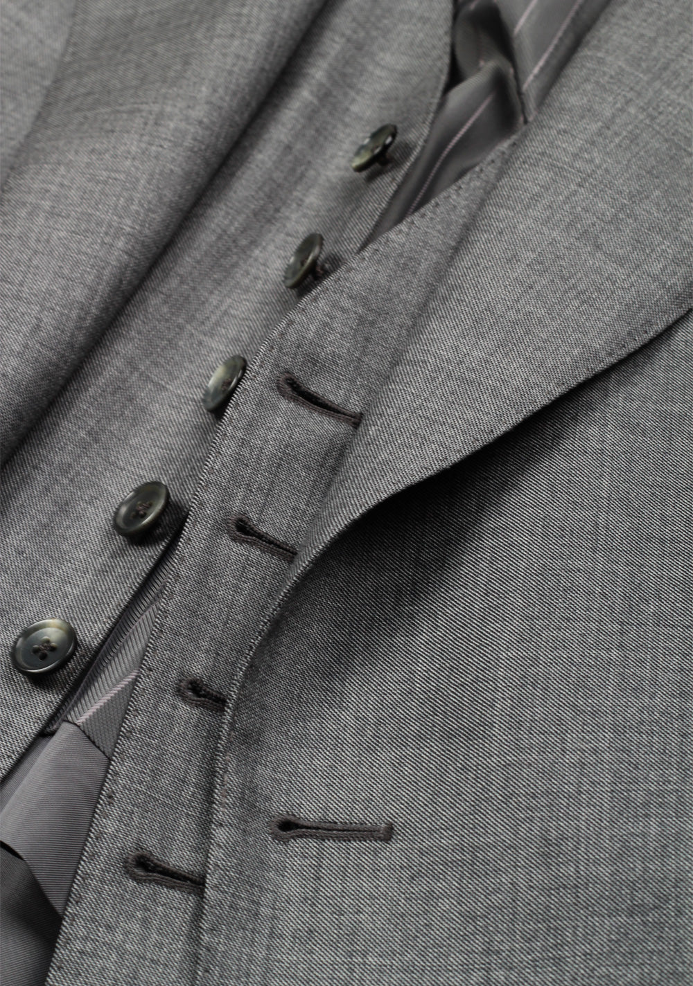 TOM FORD Windsor Signature Solid Gray 3 Piece Suit