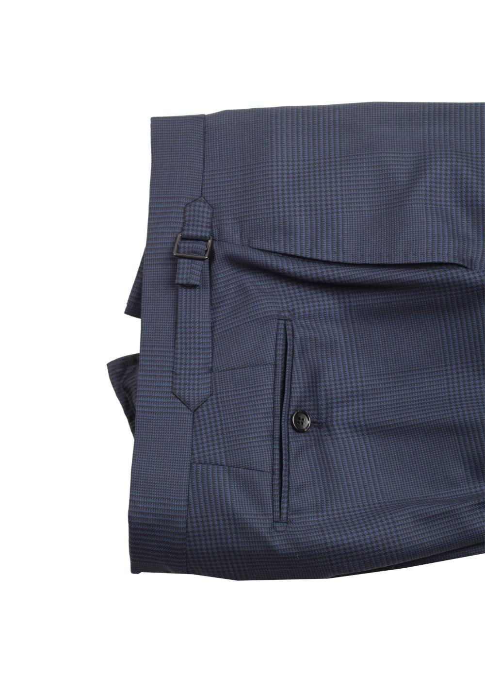 TOM FORD O'Connor Blue Checked Suit Size 48 / 38R U.S. Fit Y