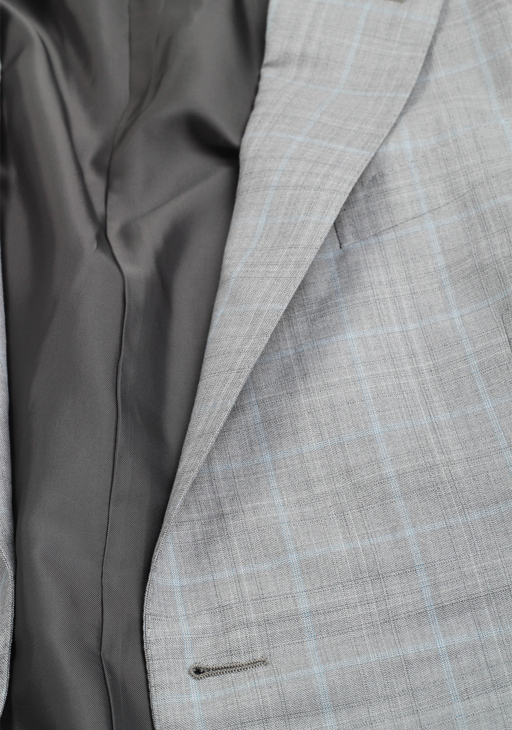 ZEGNA Milano Gray Checked Suit