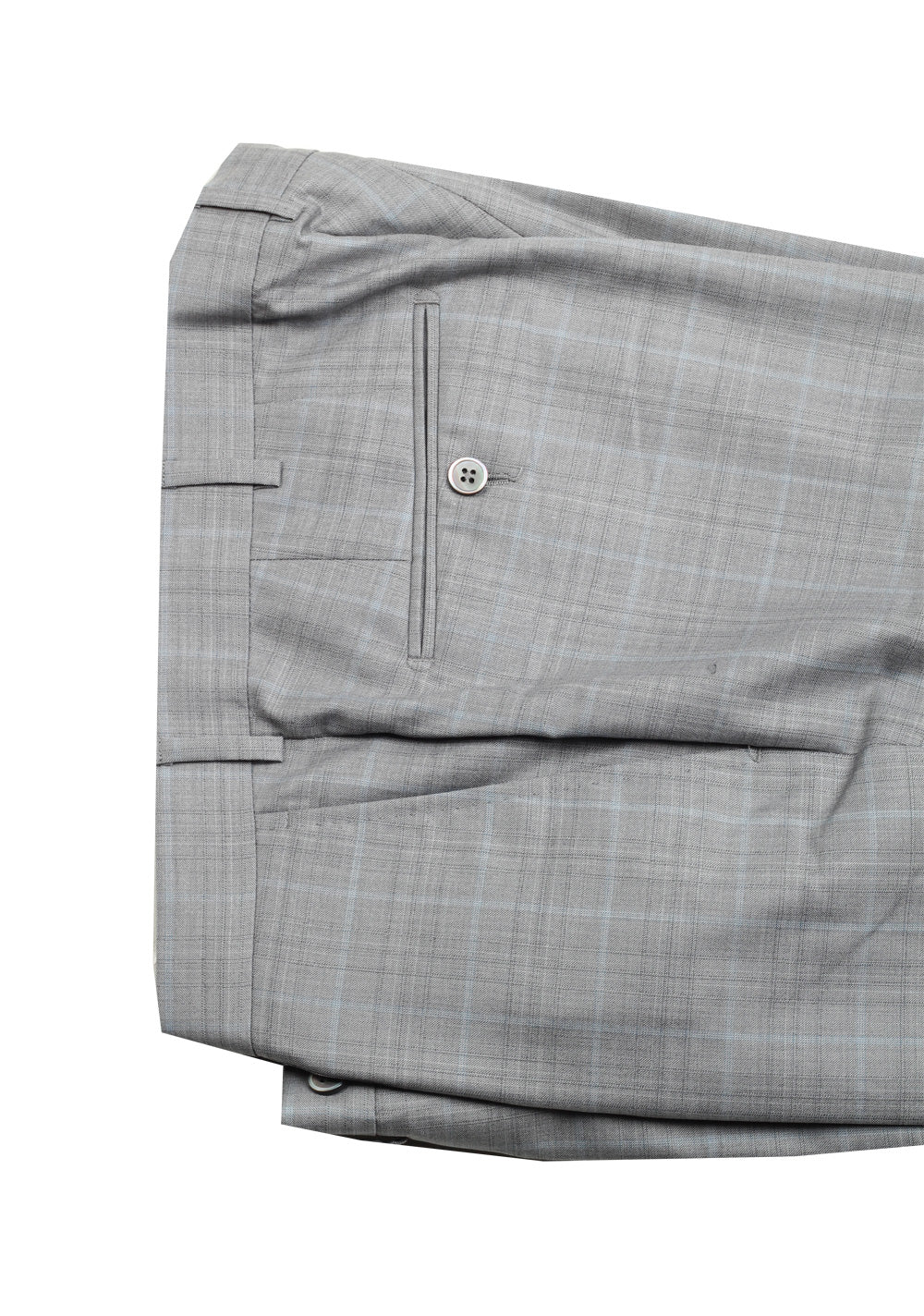 ZEGNA Milano Gray Checked Suit