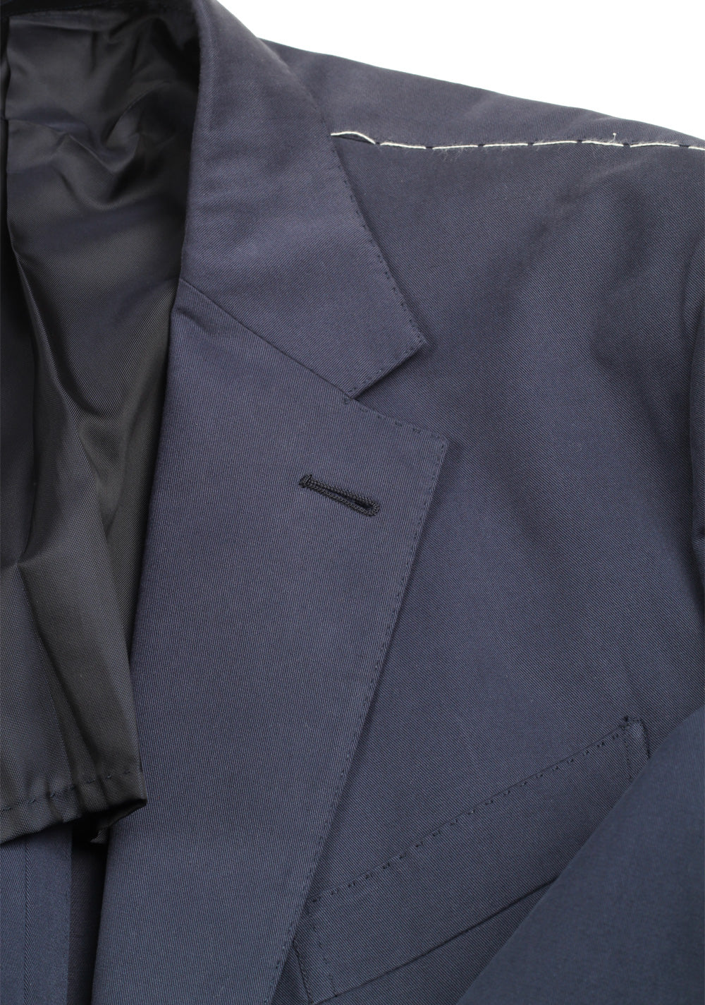 ZEGNA Milano Easy Cashco Blue Suit Size 56 / 46R U.S.
