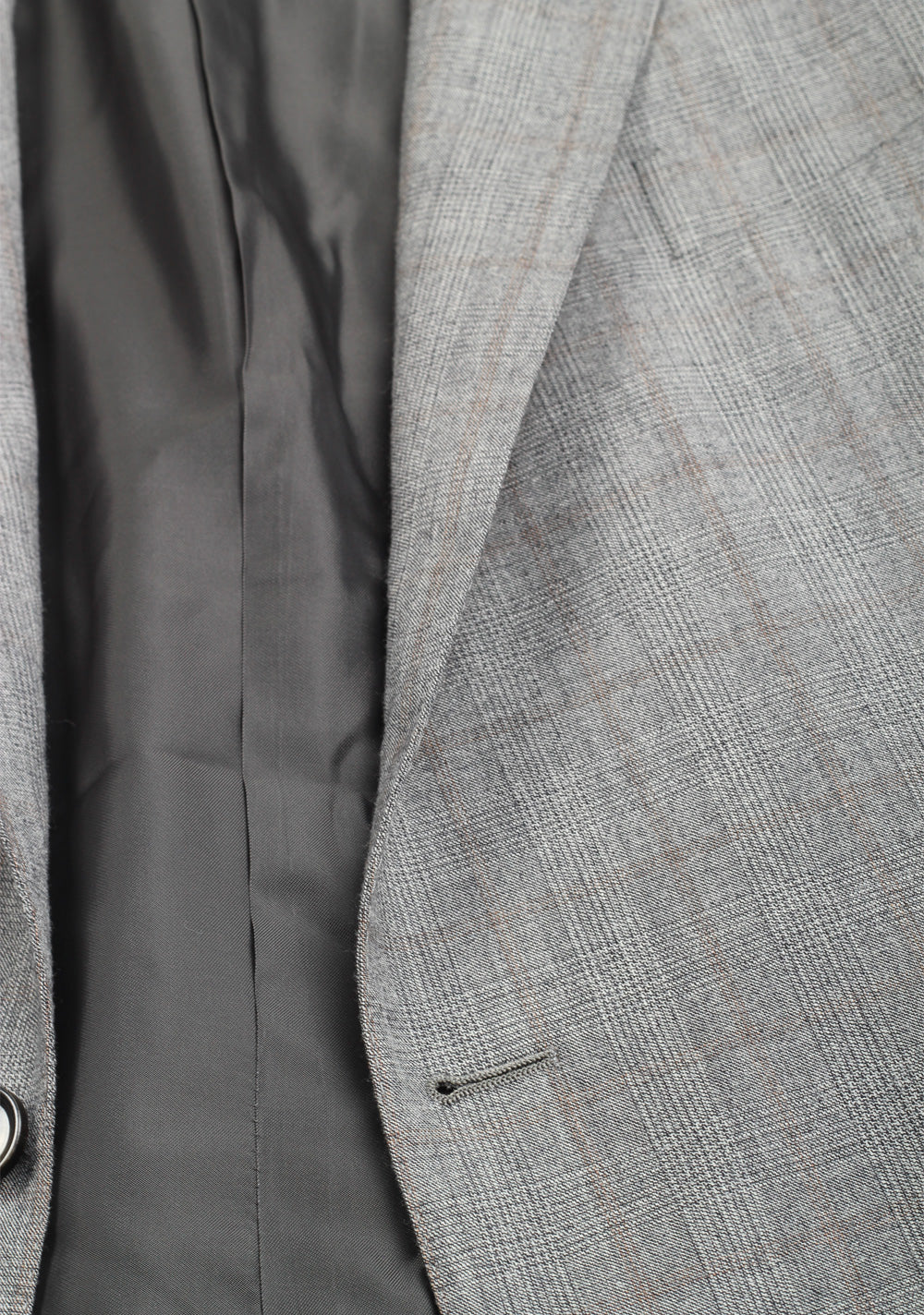 ZEGNA Milano Trofeo 600 Gray Checked Suit Size 58 / 48R U.S.