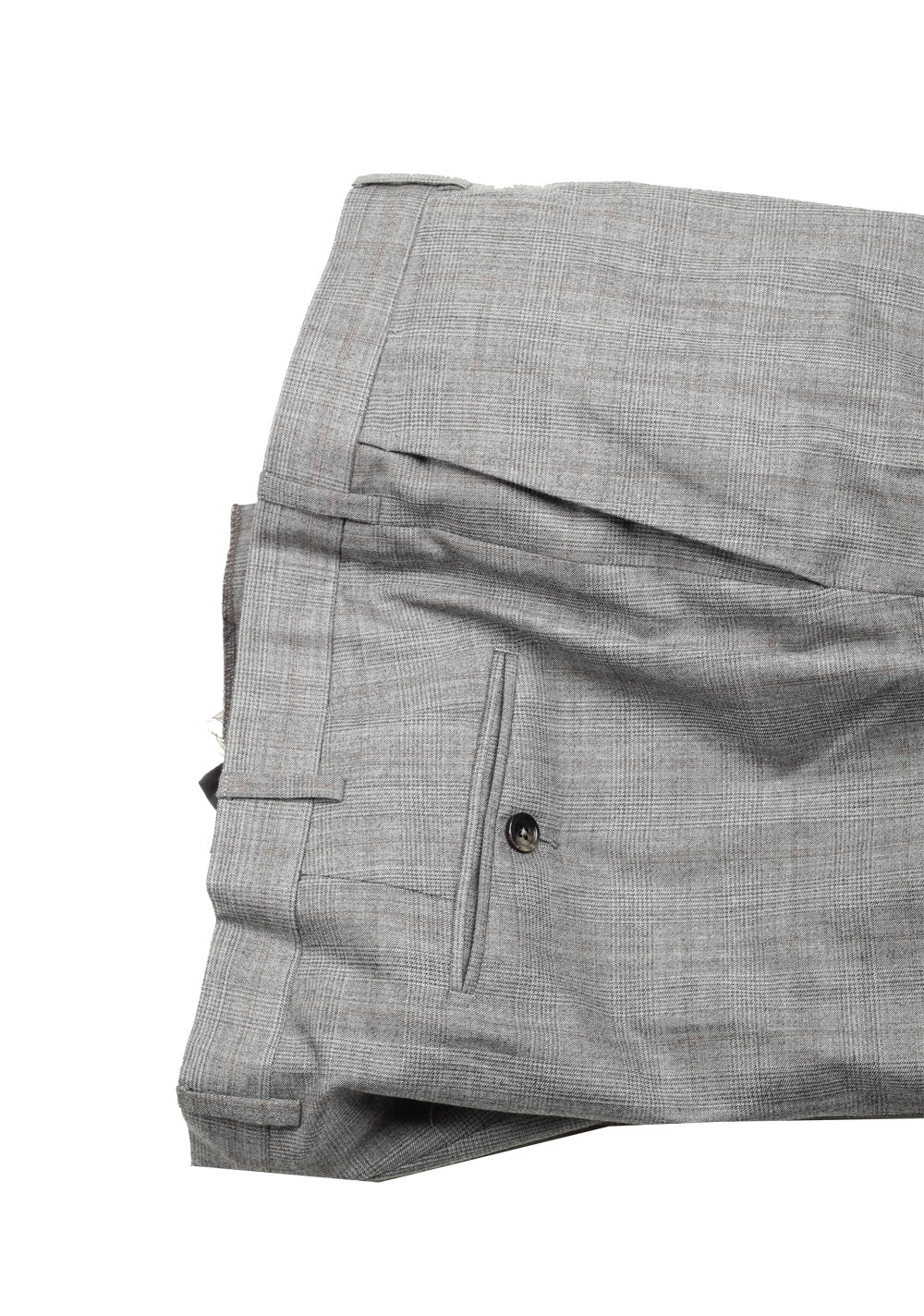 ZEGNA Milano Trofeo 600 Gray Checked Suit Size 58 / 48R U.S.