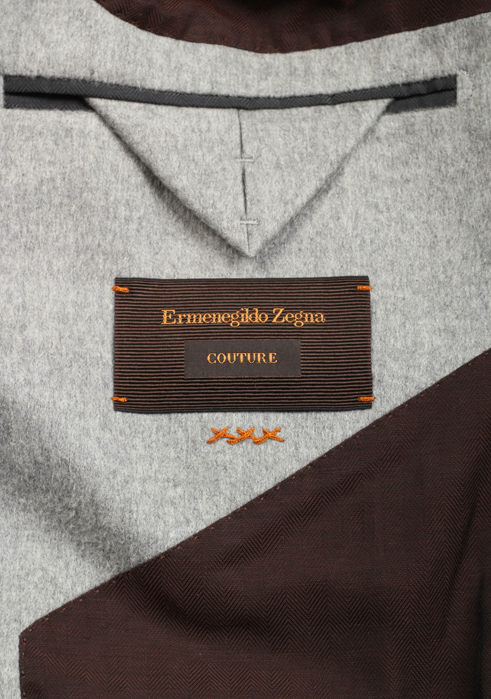 ZEGNA Couture Cashmere Gray Sport Coat Size 48 / 38R U.S.