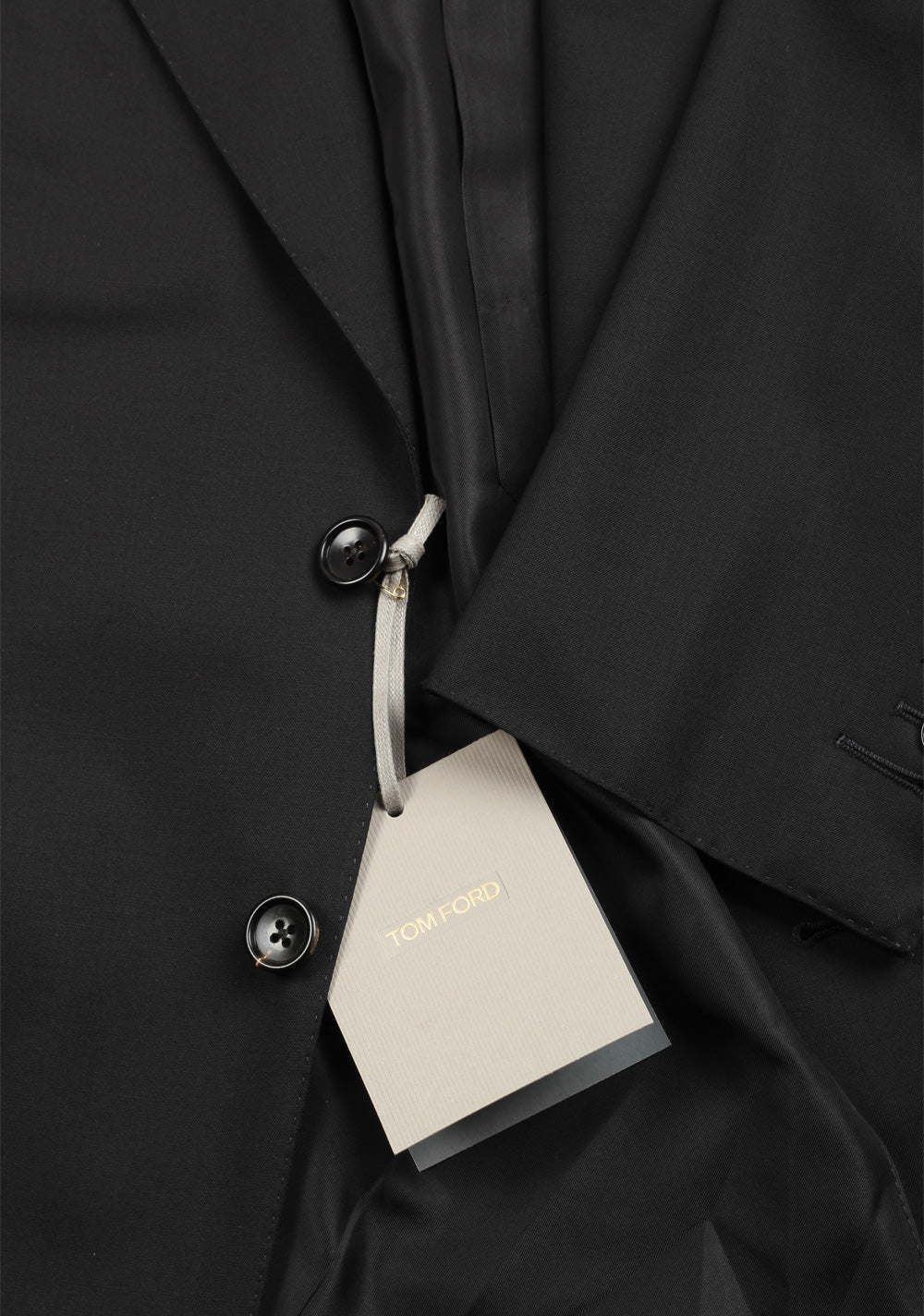TOM FORD Shelton Black Suit Size 48 / 38R U.S.