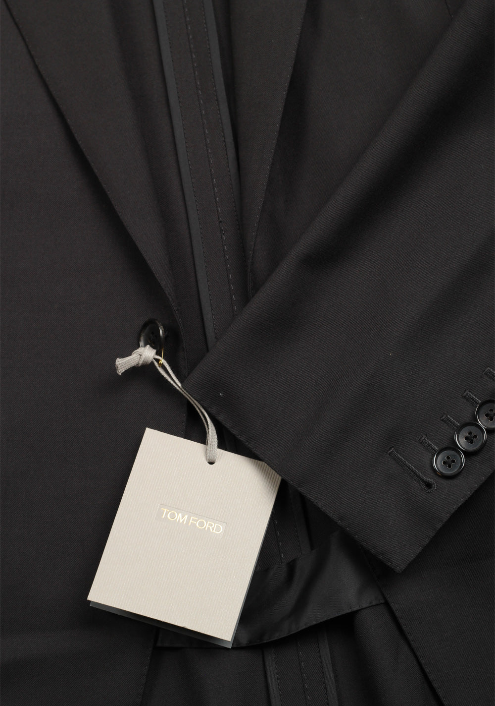 TOM FORD O'Connor Black Suit Size 48 / 38R U.S.