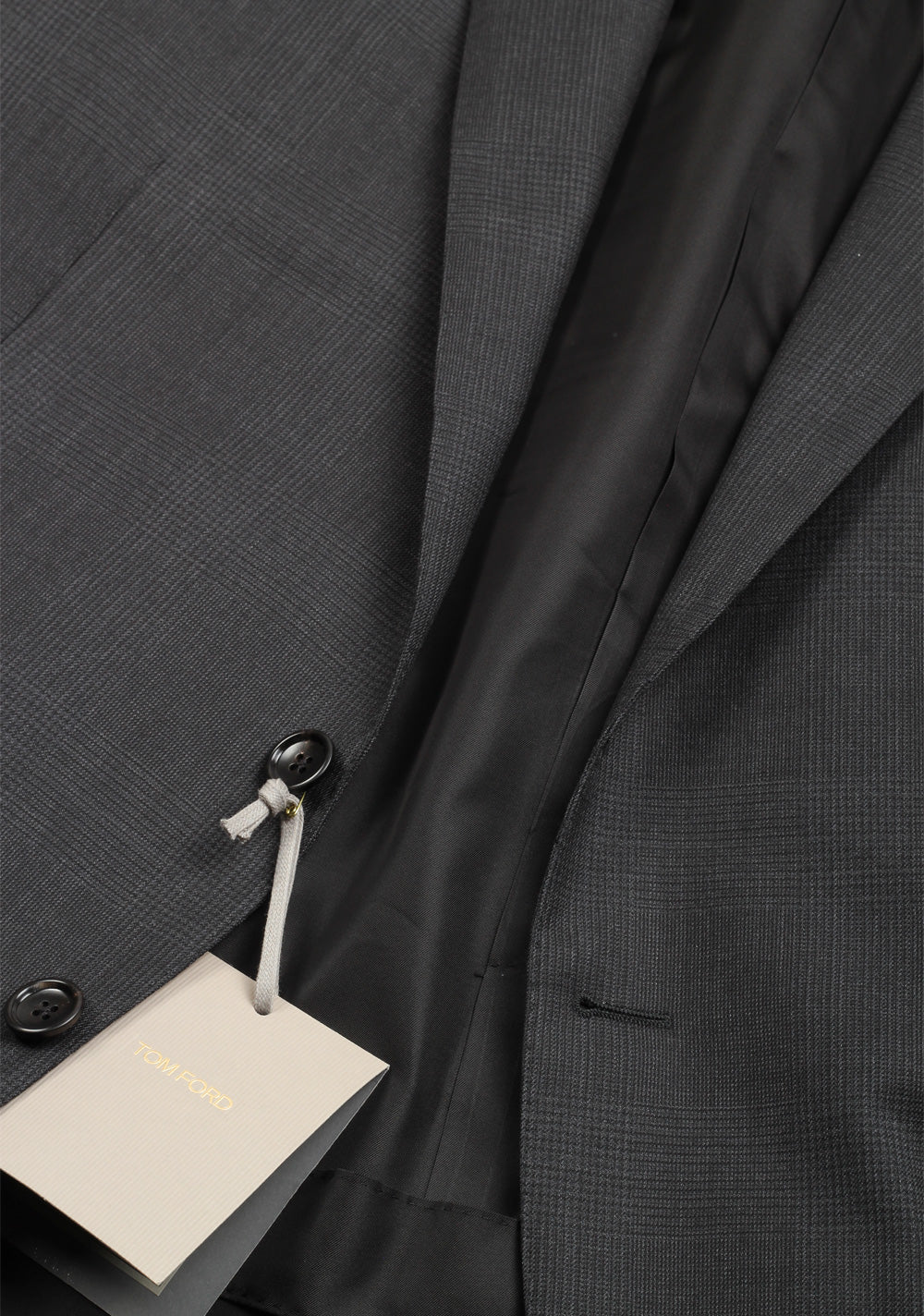 TOM FORD O'Connor Checked Gray Suit Size 60 / 50R U.S. Fit Y