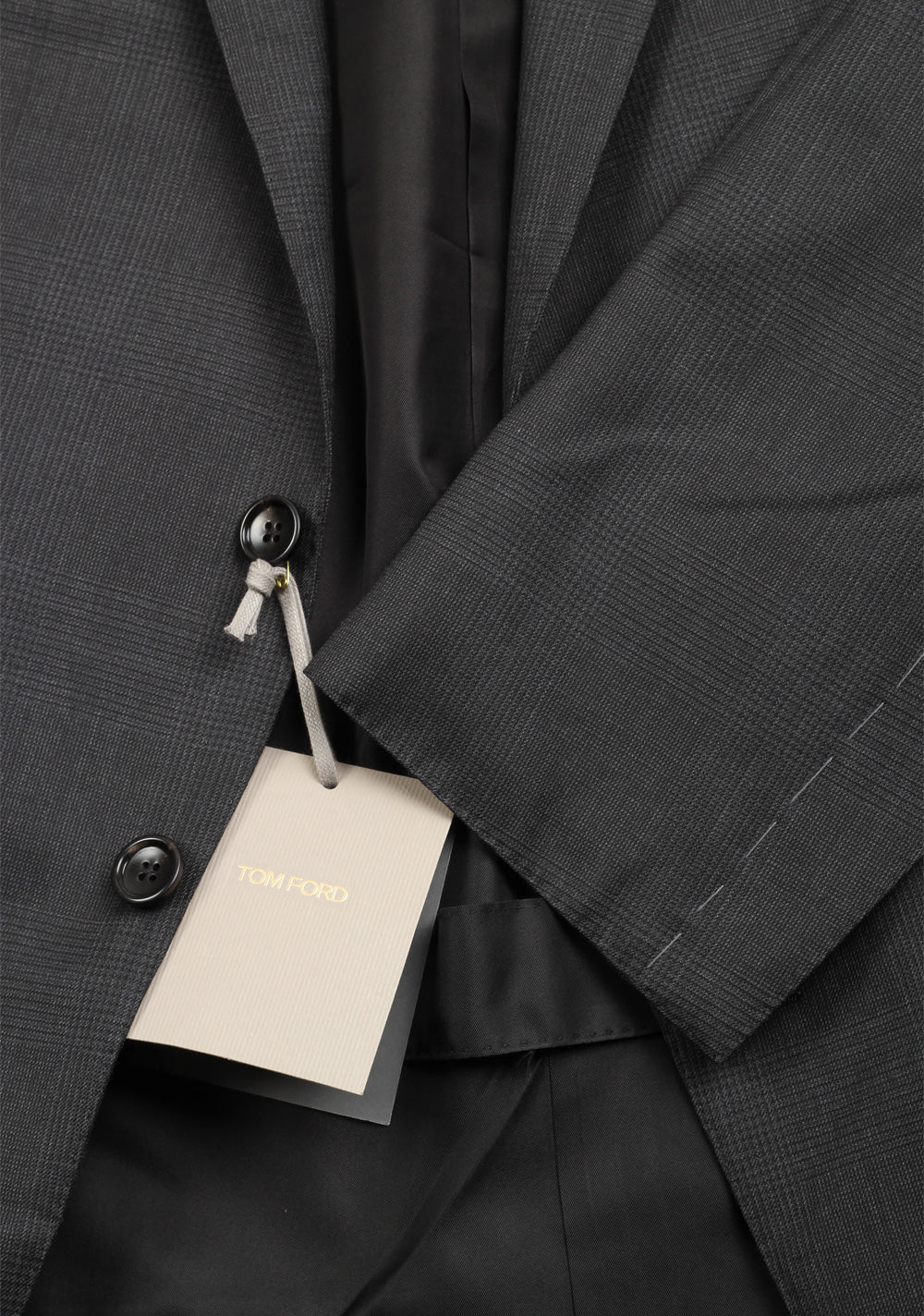 TOM FORD O'Connor Checked Gray Suit Size 60 / 50R U.S. Fit Y