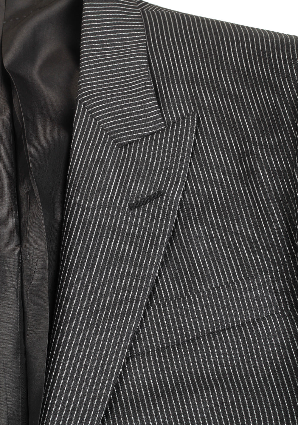 TOM FORD Falconer Striped Gray Suit Size 48 / 38R U.S. Wool Fit F