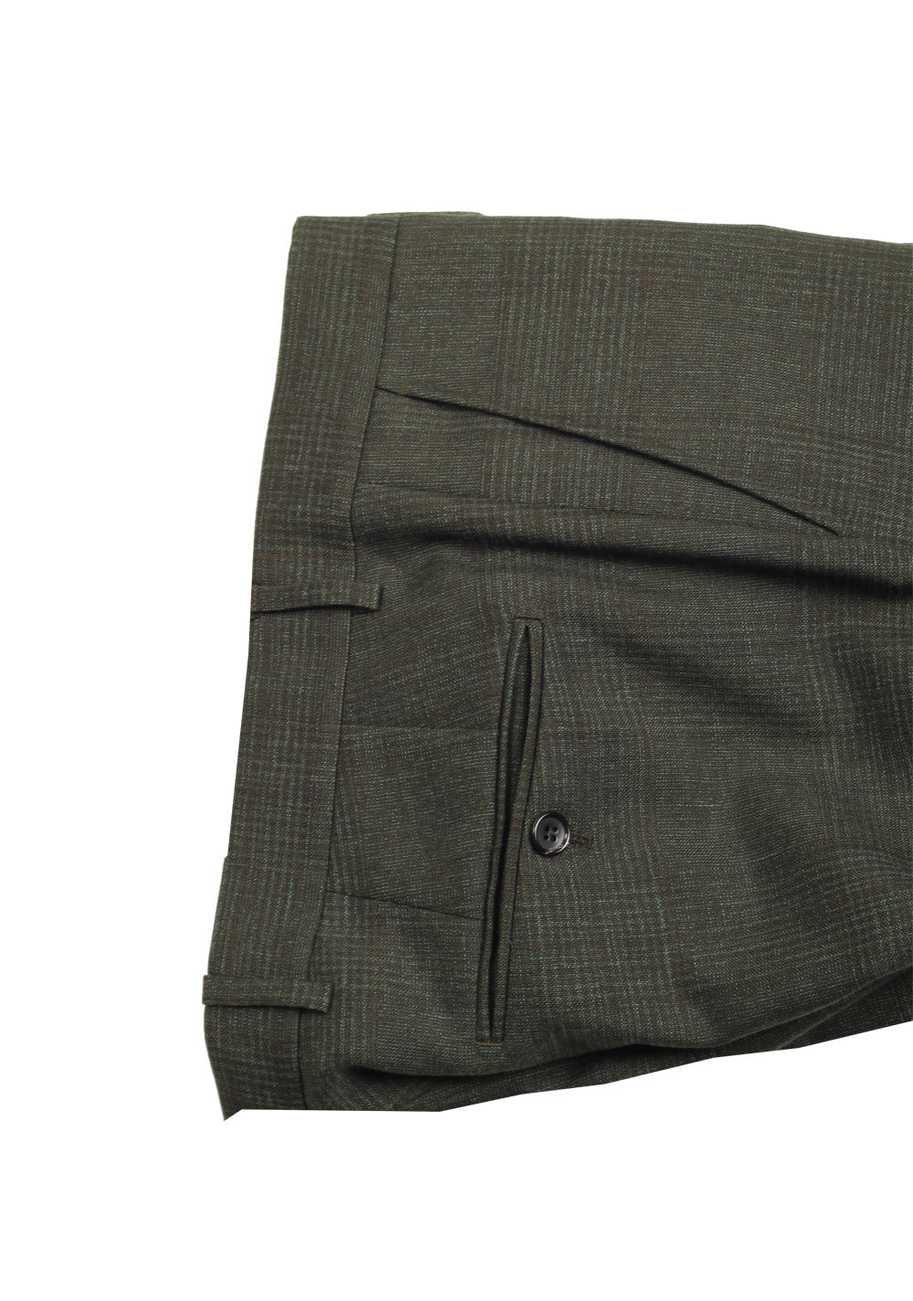 TOM FORD Shelton Green Checked Suit Size 48 / 38R U.S.