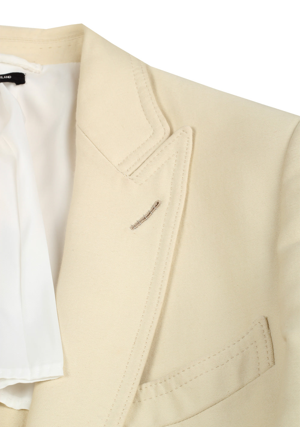 TOM FORD Buckley Off White Suit Size 48 / 38R U.S. In Cotton Fit E