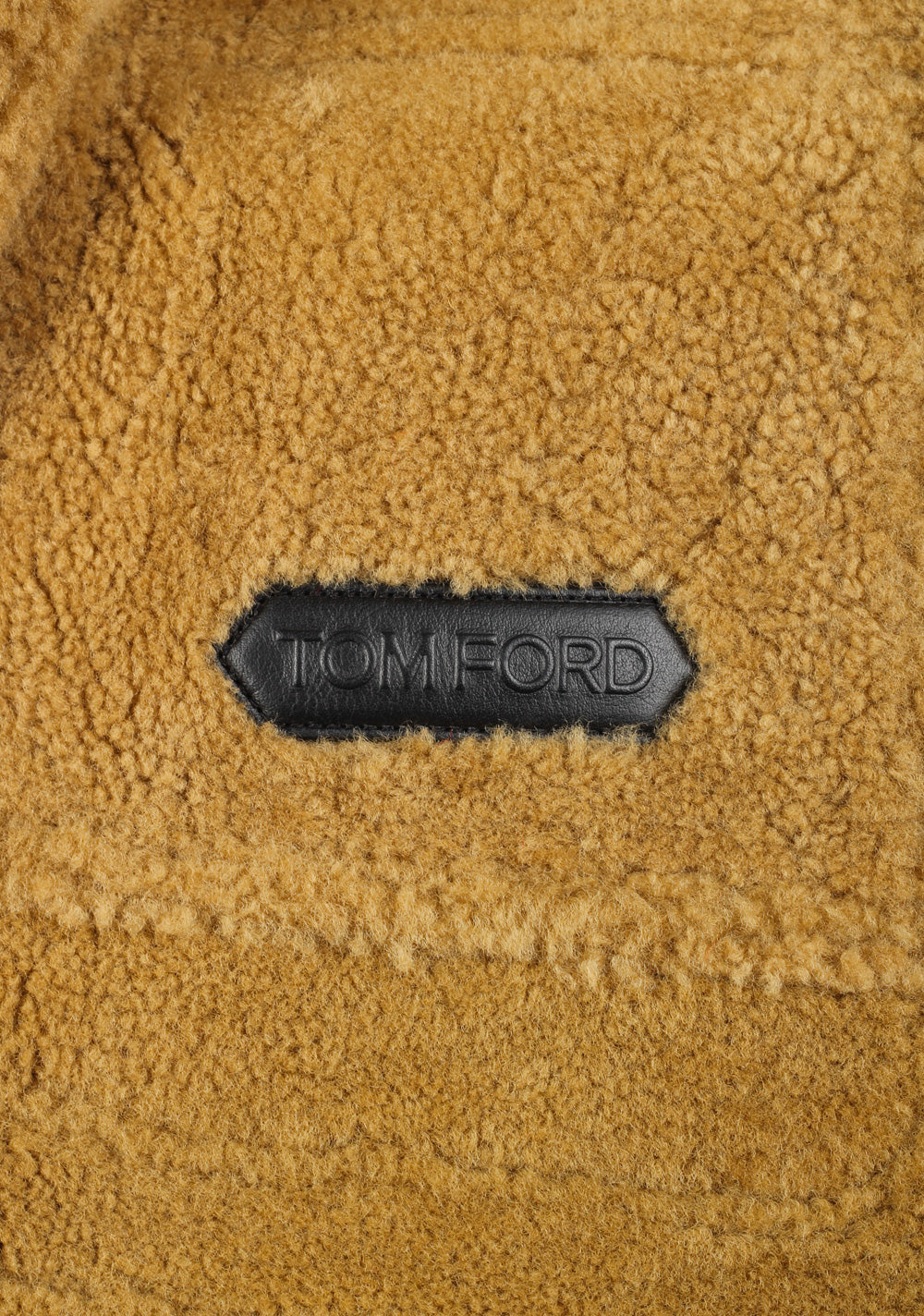 TOM FORD Crackled Shearling Zip Blouson Coat Size 48 / 38R U.S.