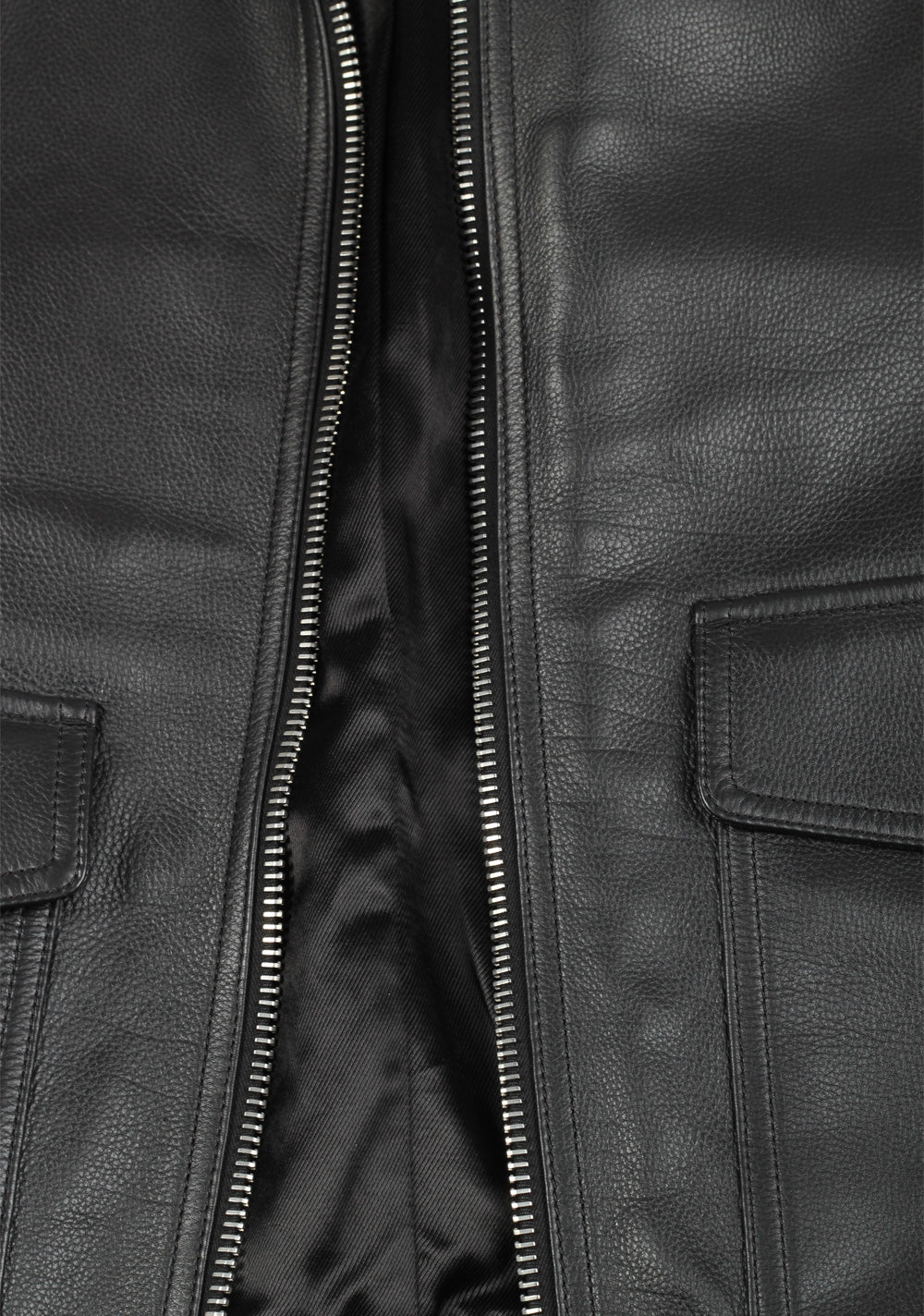 TOM FORD Leather Biker Jacket Coat Size 48 / 38R U.S. Outerwear